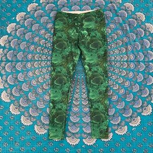 Society6 Malachite print leggings